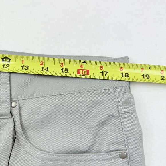 Thom Aaron Men's Stretch Slim Fit Lightweight Gray Chino Pants Size 36x30 NWT - Picture 9 of 12